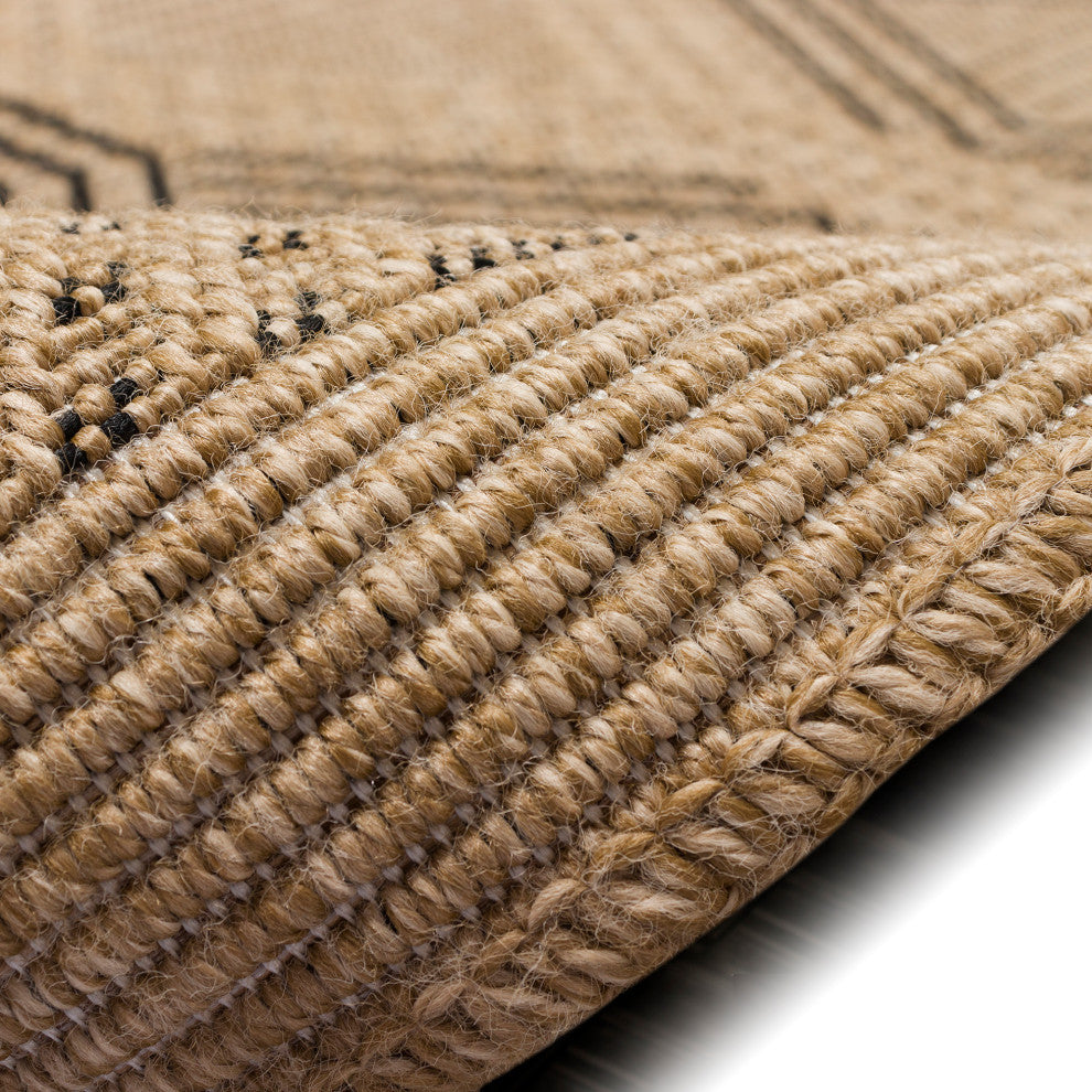 Sahara Links Indoor/Outdoor Rug Natural 6'6"x9'3"
