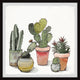"Cactus Beauties" Framed Painting Print, 12x12