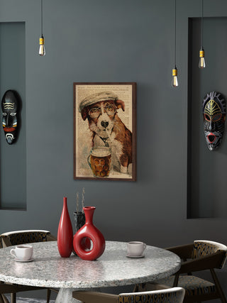 "French Dude II" Framed Painting Print, 20"x30"