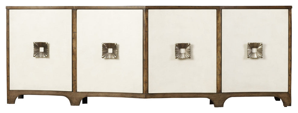 Hooker Melange Four-Door Credenza, Brown