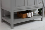 Matilda 42" Single Bathroom Vanity Set, Gray
