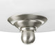 1-Light Close-To-Ceiling, Brushed Nickel