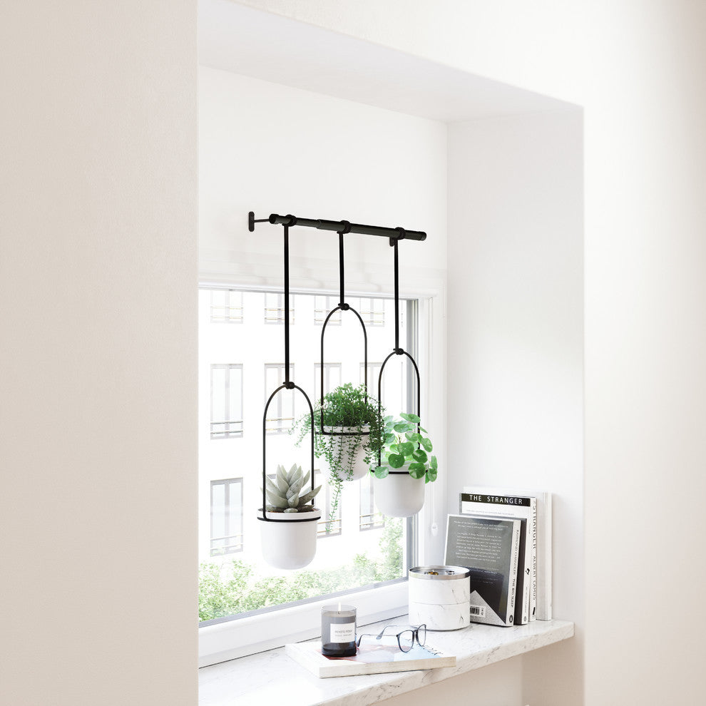 Triflora Hanging Planter White