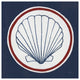 "Summer Shells II Nautical" Digital Paper Print by Kathrine Lovell, 38"x38"