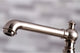 Kingston Brass Bridge Kitchen Faucet With Sprayer, Brushed Nickel