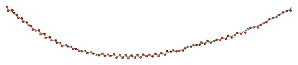 Sleigh Bell String Garland, Set of 2