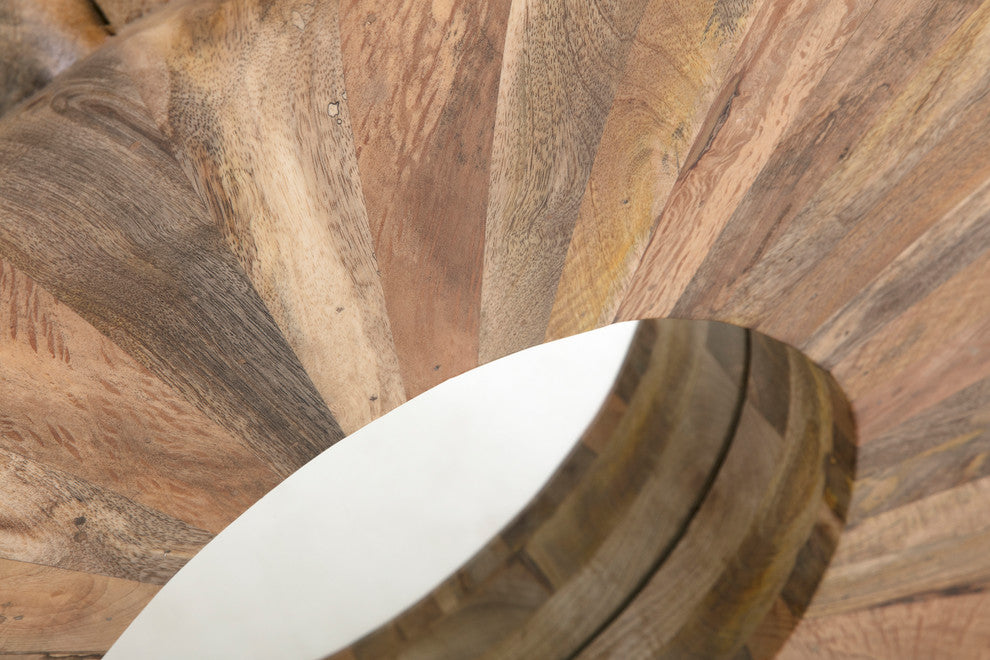 Flora Wood Mirror