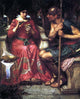 John William Waterhouse Jason and Medea, Gallery Wrapped Canvas Print, 20"x25"