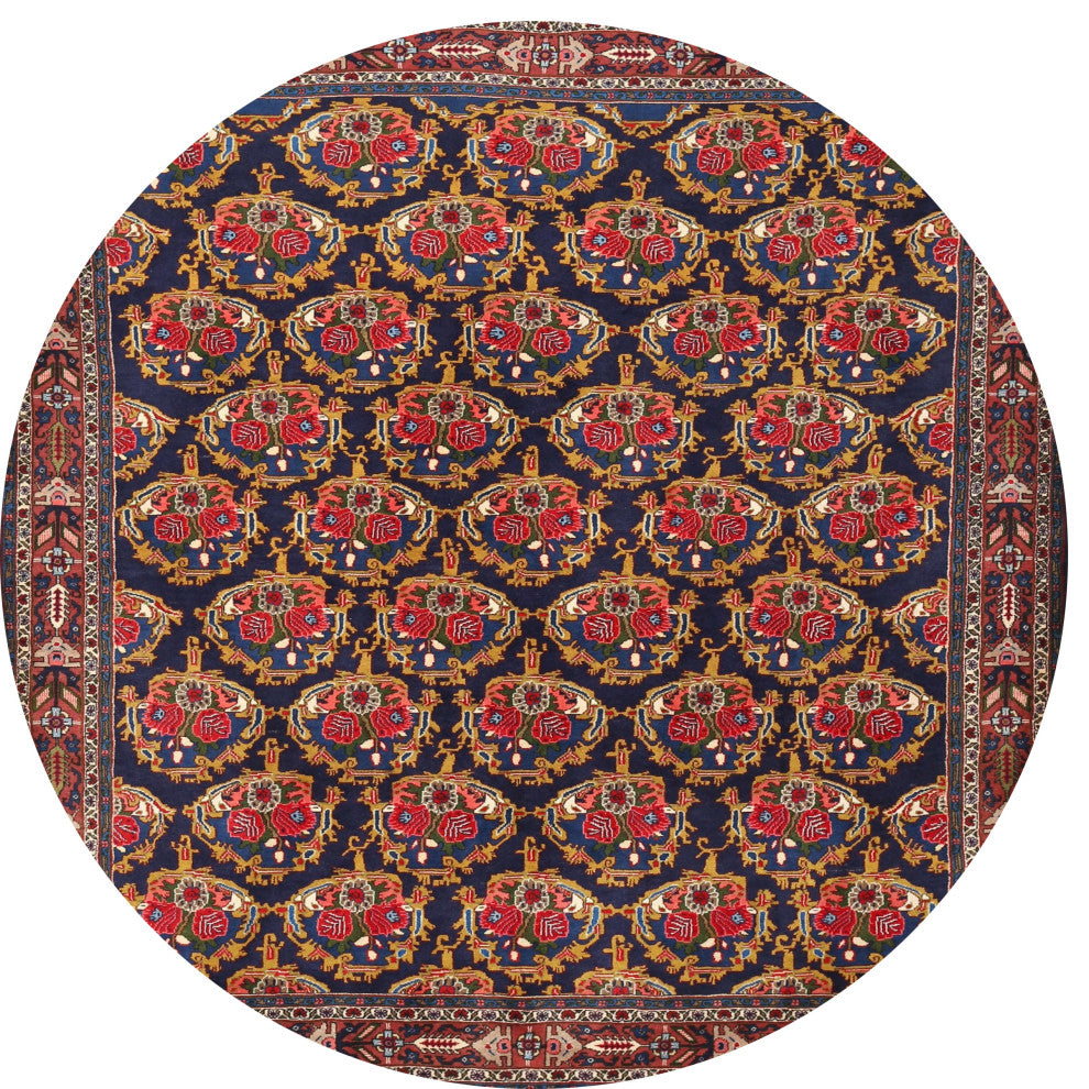 Ahgly Company Indoor Round Traditional Area Rugs, 3' Round