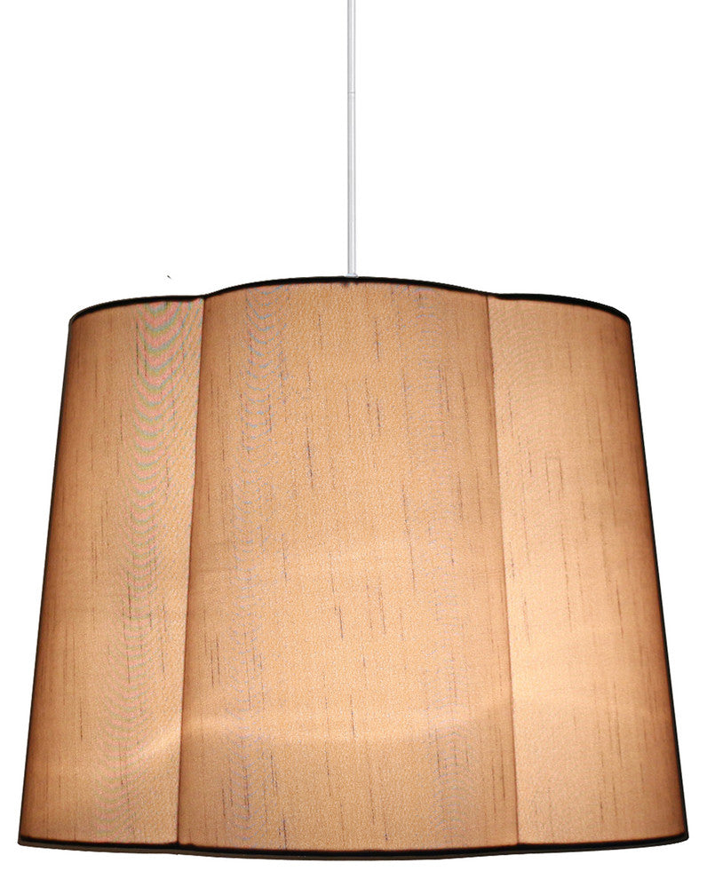 Imani Shade Pendant, 16"x12", Moss Gray