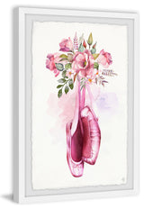"Flower Ballet" Framed Painting Print, 24"x36"