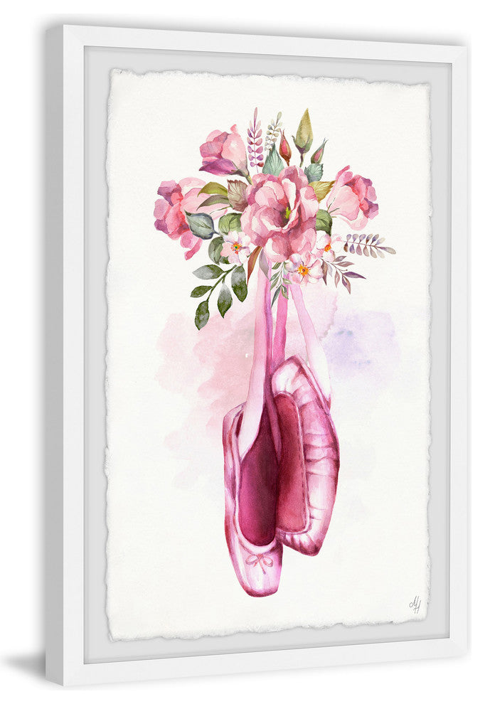 "Flower Ballet" Framed Painting Print, 24"x36"