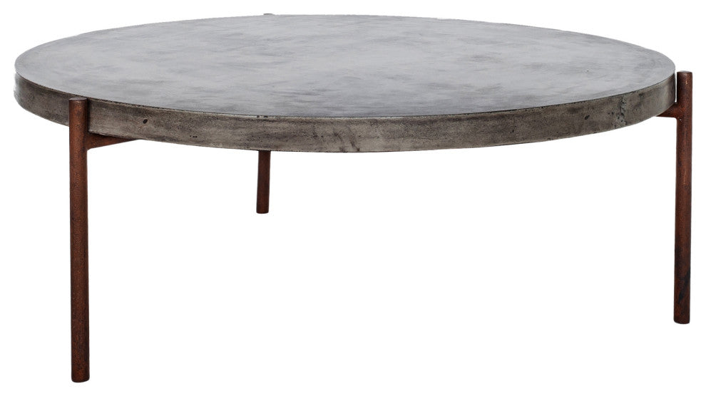 Contemporary Mendez Outdoor Coffee Table - Grey