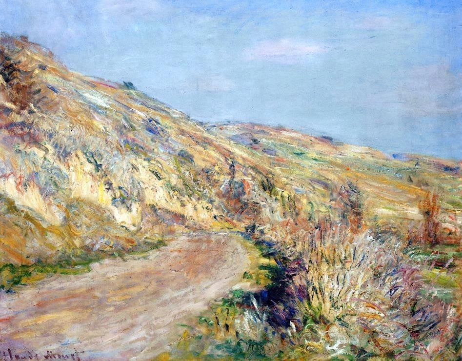 Claude Oscar Monet The Road to Giverny, 21"x28" Wall Decal Print