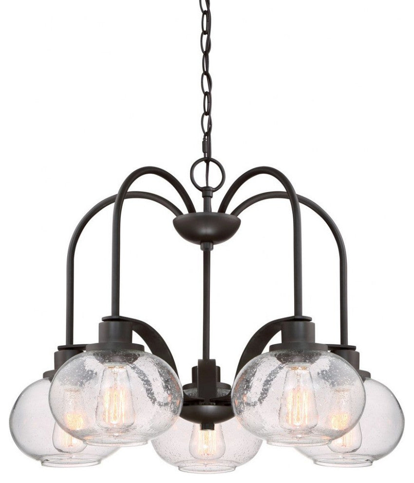 Quoizel TRG5105OZ Five Light Chandelier Trilogy Old Bronze