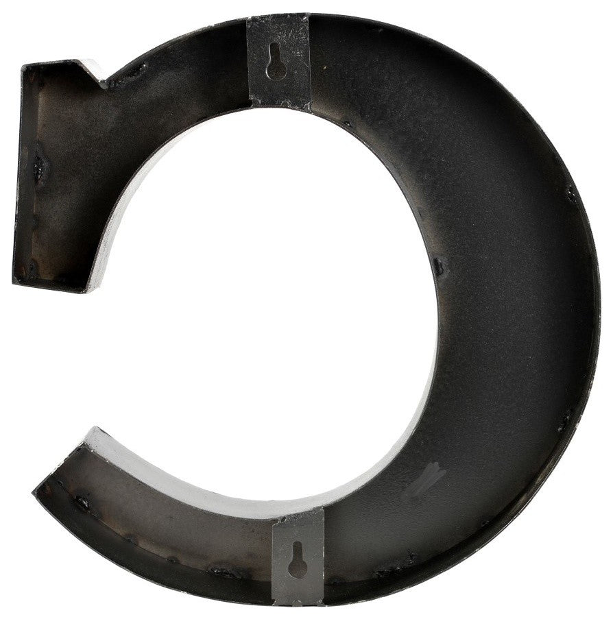 Metal Letter on Raw Metal Finish, 12"