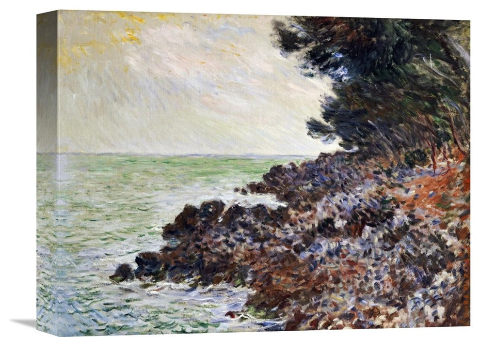 "Cap Martin" Stretched Canvas Giclee by Claude Monet, 16"x12"