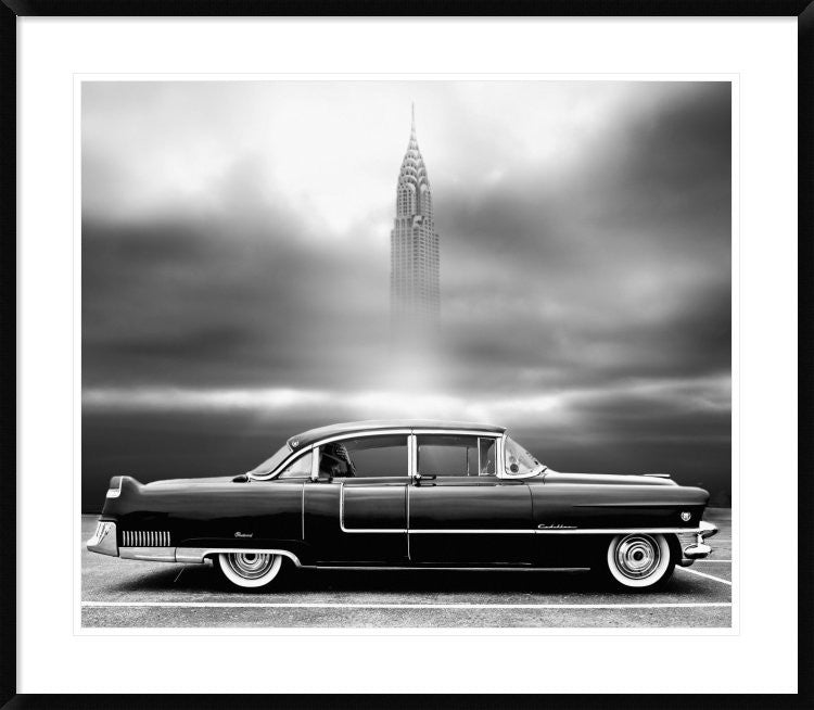 "A Crack In The World" Framed Digital Print by Larry Butterworth, 38x33"