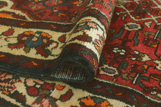Fine Vintage Distressed Arelis Red/Beige Runner, 3'3 x 10'1