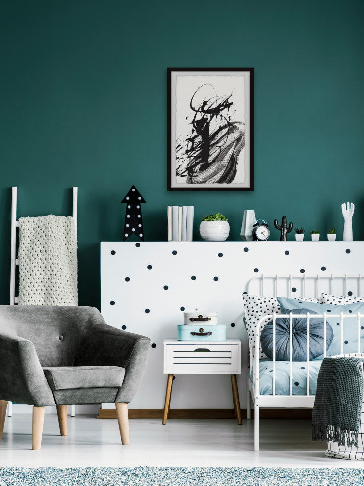 "Dark Light" Framed Painting Print, 8x12