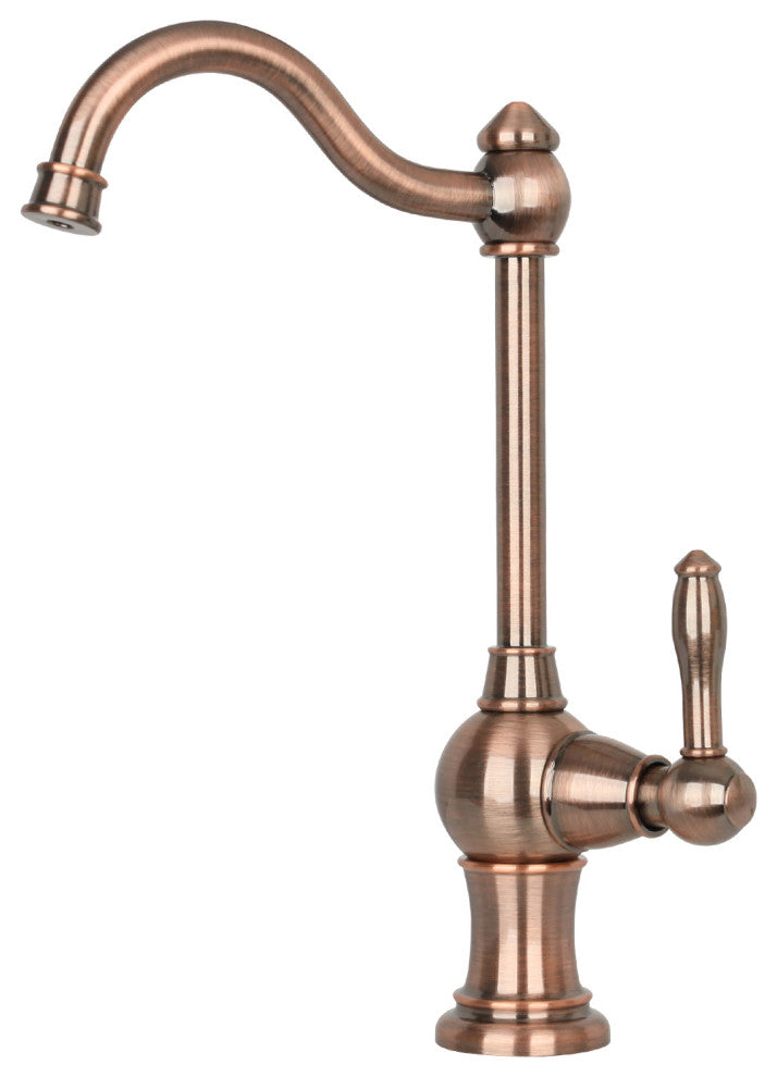 One-Handle Copper Drinking Water Filter Faucet Water Purifier Faucet, Antique Co