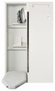Deluxe Fixed Position Non-Electric Ironing Center, Flat White Door