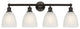 Innovations 616-4W-OB-G381 Castile 4 Light Bath Vanity Light, Oil Rubbed Bronze