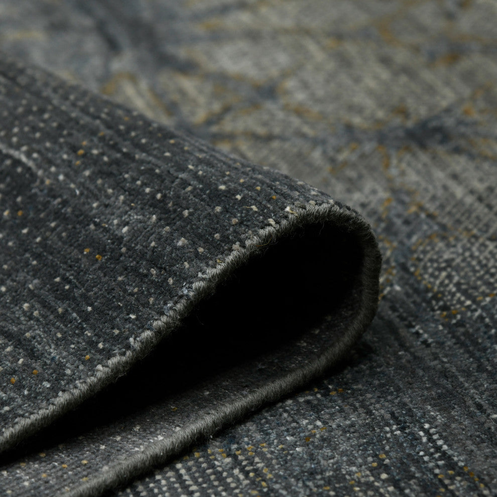 Dazzle Area Rug, Graphite, 2' x 3', Geometric