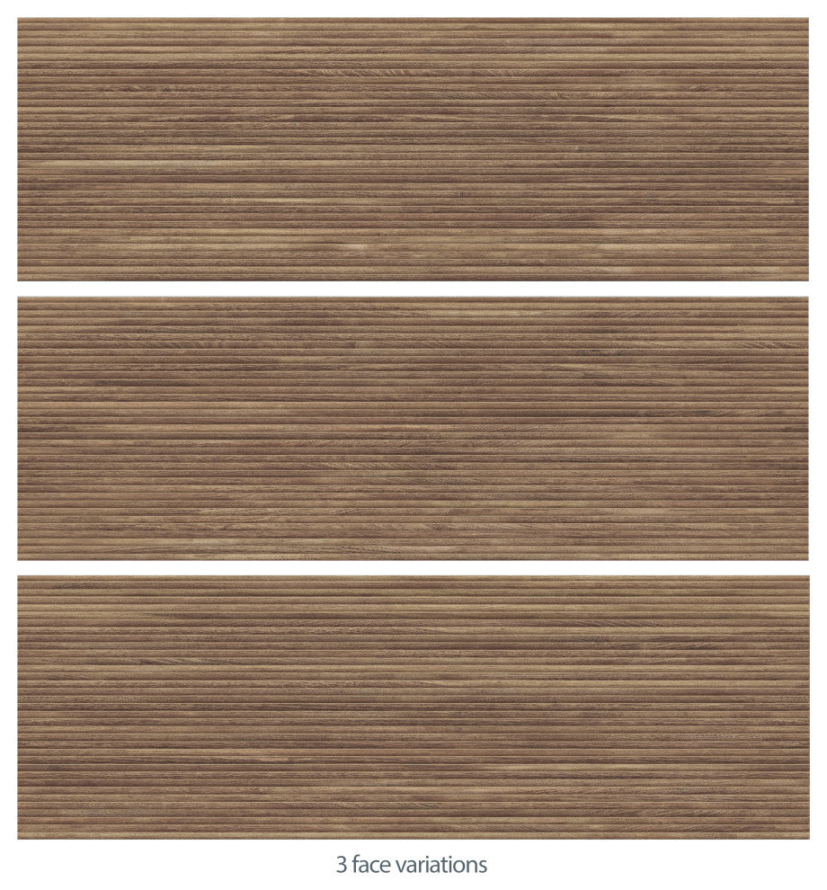Larchwood Ipe Fluted Ceramic Wall Tile