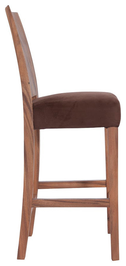 Origins Counter Stool, Chamcha Wood, Natural