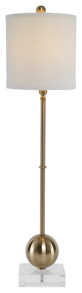 Uttermost Laton Buffet Lamp, Brushed Brass