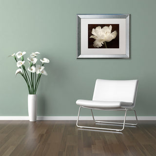 Cora Niele 'White Tulip II' Matted Framed Art