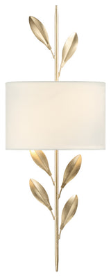 Broche Two Light Wall Mount in Antique Gold