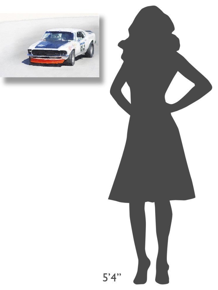 "Chevy Camaro Monterey Watercolor" Fine Art Print