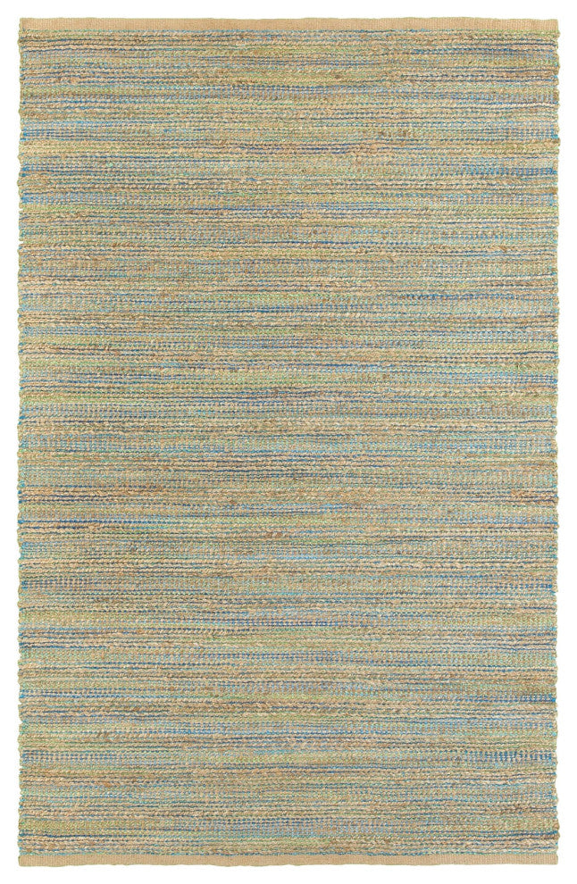 5" x 8" Multitoned Braided Jute Area Rug