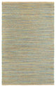 5" x 8" Multitoned Braided Jute Area Rug