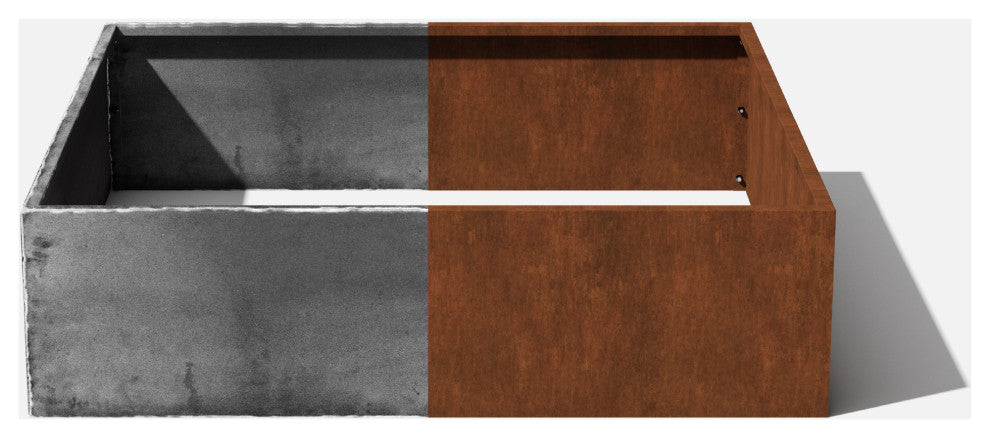 Metallic Series Corten Steel Raised Garden Bed