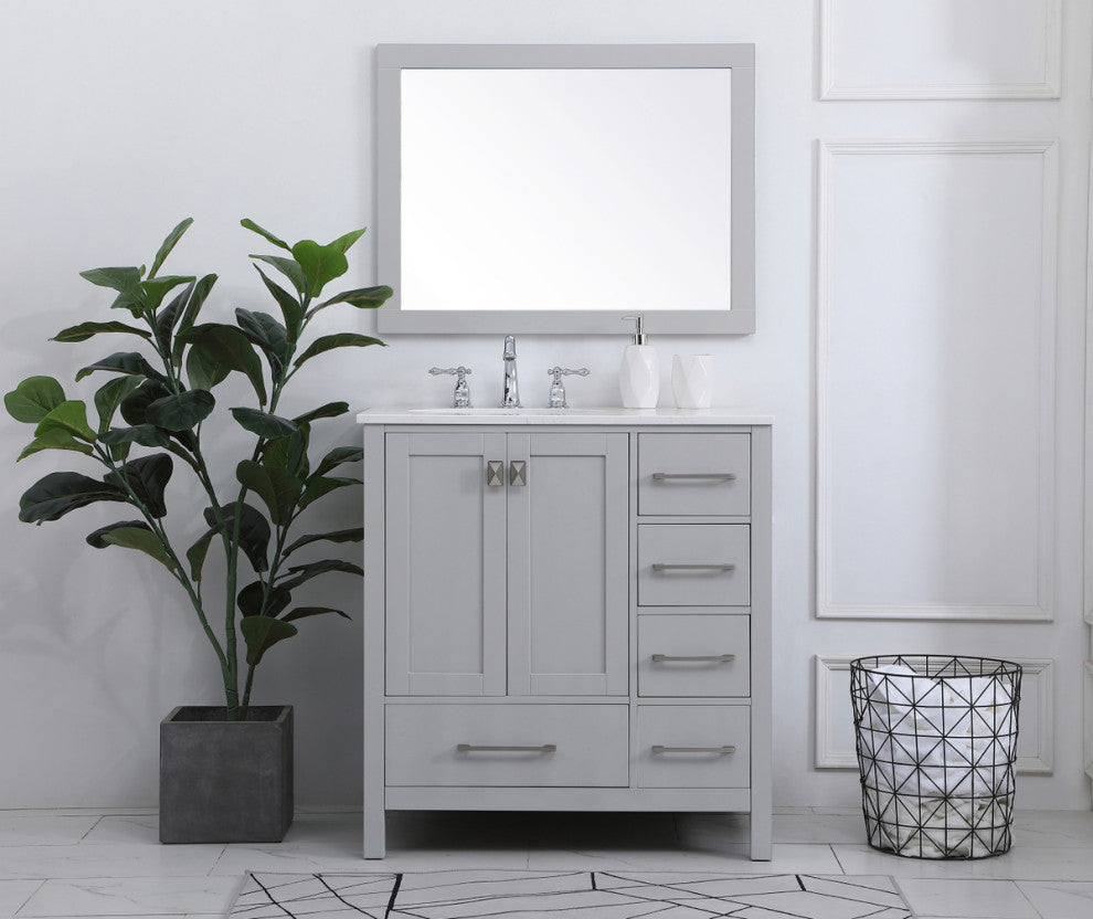 Isabel Grey 32" Single Sink Bathroom Vanity