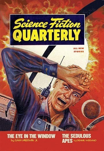 Science Fiction Quarterly: Crash Course with the Sun - Canvas Poster 20" x 30"