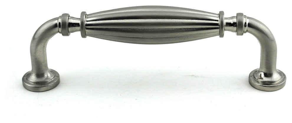 Dowell Series 3131 Handles, 96mm/3.8"CTC, 10 Pack, Brushed Satin/Silver