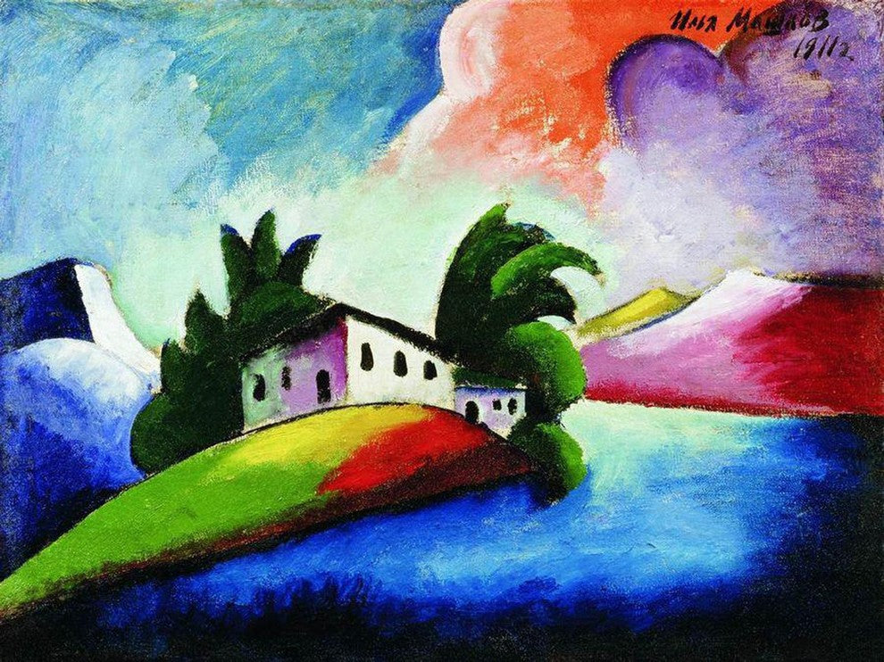 Tile Mural Landscape By Ilya Mashkov, 6"x8", Glossy