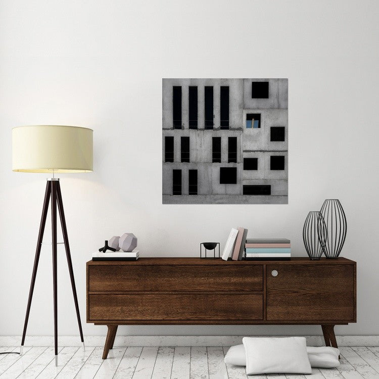 "Isolation Cell" Stretched Canvas Giclee by Gilbert Claes, 40x40"