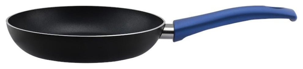Ybm Home Teflon Classic Non Stick Frying Pan  Aluminum Skillet for Omelette, Sim, Blue, 11"