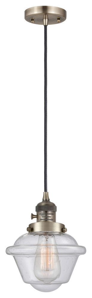 INNOVATIONS 201CSW-AB-G534-LED 1-Light Mini Pendant Antique Brass