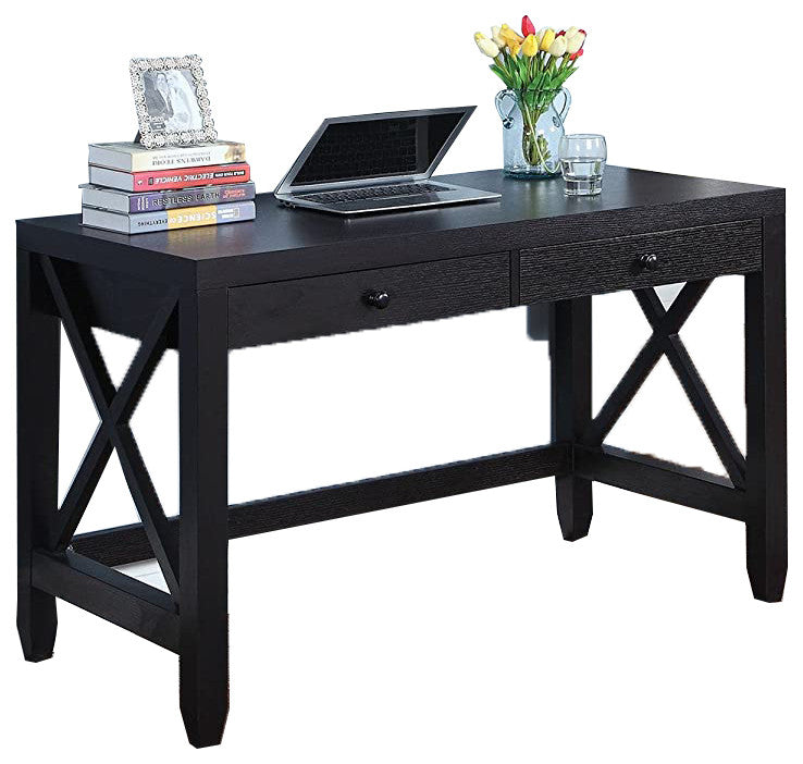 Wooden Computer Desk, Brown