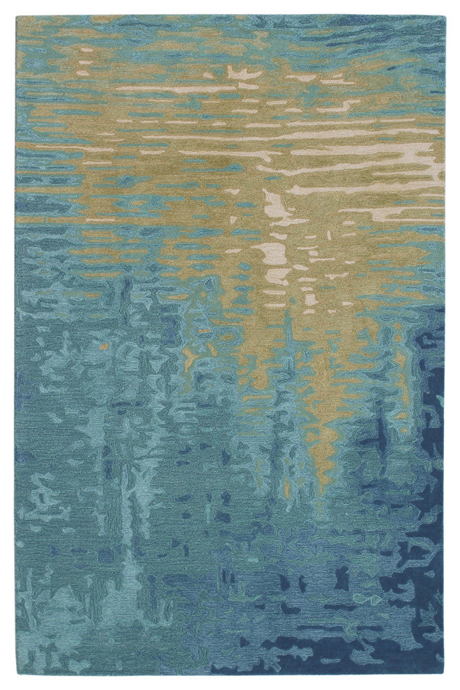 Corsica Reflection Indoor Rug Ocean 8'3"x11'6"
