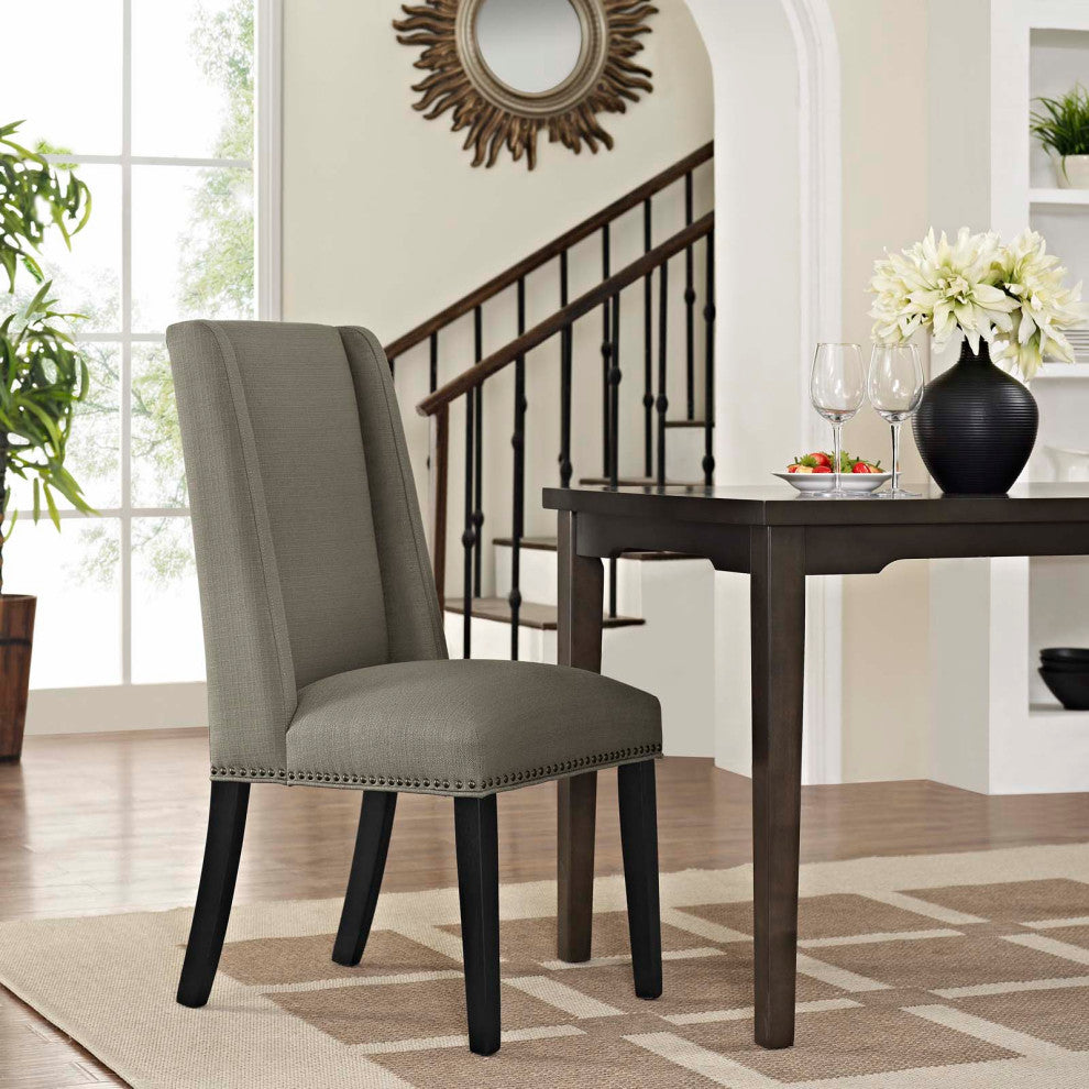 Modern Granite Baron Fabric Dining Chair