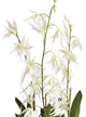 Luxe White Spider Orchid Faux Floral Artificial Plant 44 in Tall Drop In Flowers