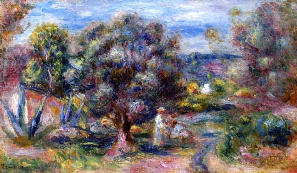 Pierre Auguste Renoir Aloe- Picking at Cagnes Wall Decal
