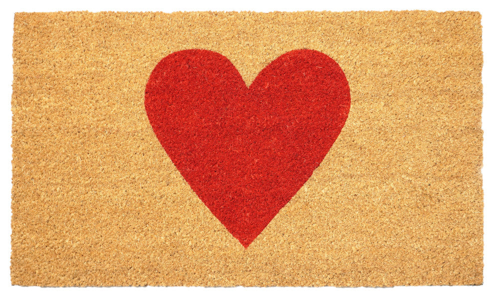 Calloway Mills Red Heart Doormat, 24' X 36"